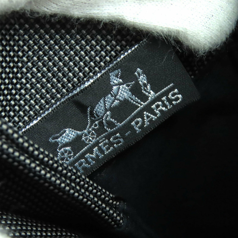 愛馬仕 Herline H Logo 帆布斜背包，灰色，法國製造，女款-9