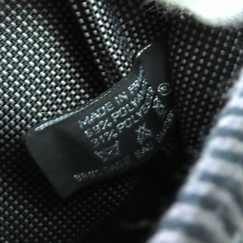 愛馬仕 Herline H Logo 帆布斜背包，灰色，法國製造，女款-10