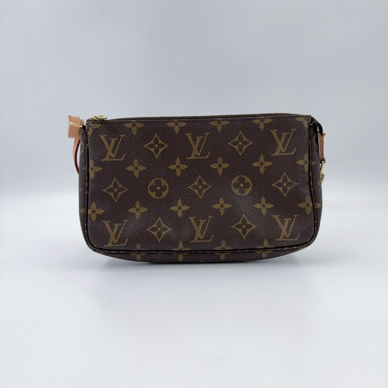 LV原花一字拉鍊大麻將包M40712-1