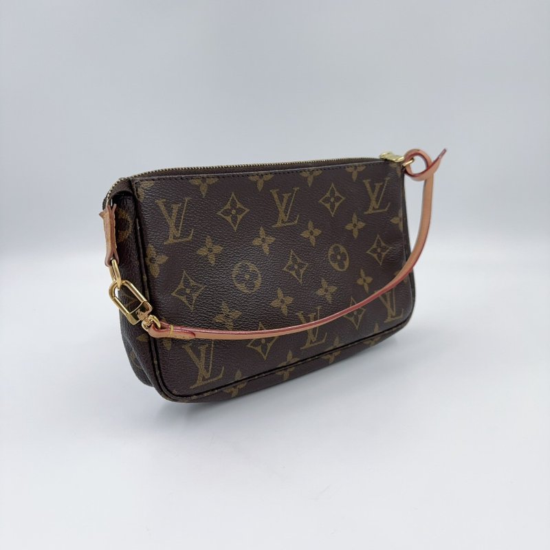 LV原花一字拉鍊大麻將包M40712-3