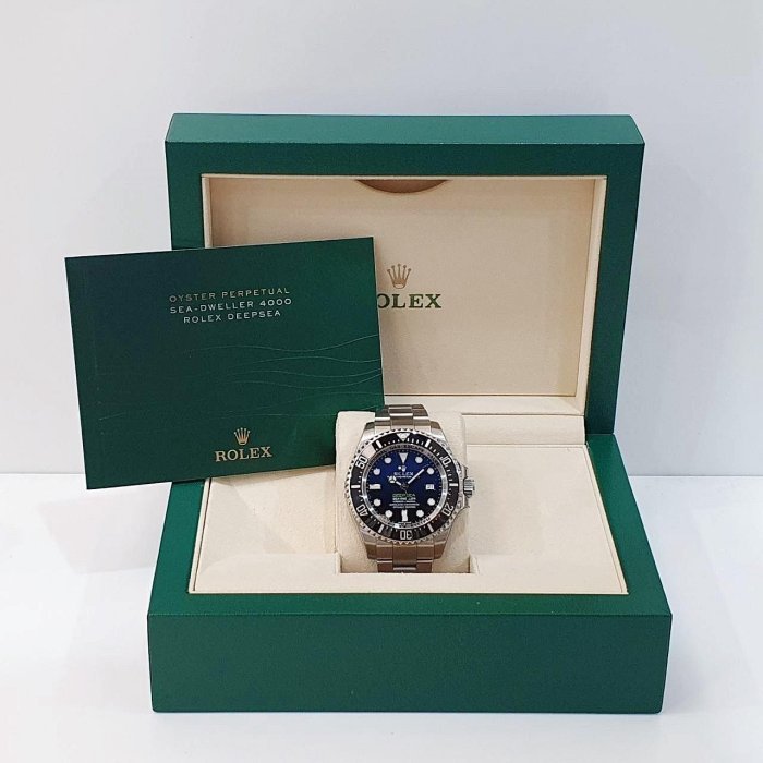 【大眾名錶】 ROLEX 勞力士 116660 DB Deepsea 漸層藍水鬼王 排氦氣閥 已貼膜 大眾名錶G209-9