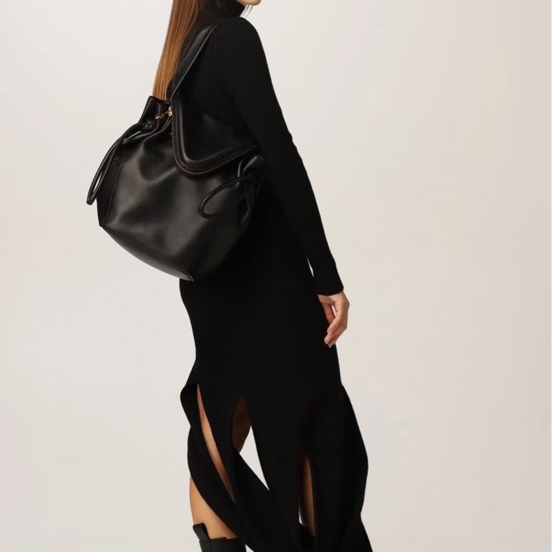 Bottega Veneta BV Beak 大號 全皮 咖啡 水桶包 斜背包 側背包 肩背包 手提包-1