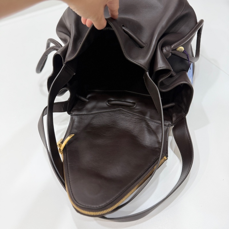 Bottega Veneta BV Beak 大號 全皮 咖啡 水桶包 斜背包 側背包 肩背包 手提包-22