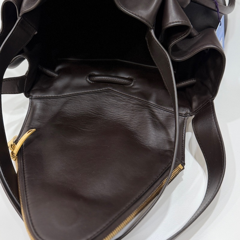 Bottega Veneta BV Beak 大號 全皮 咖啡 水桶包 斜背包 側背包 肩背包 手提包-38