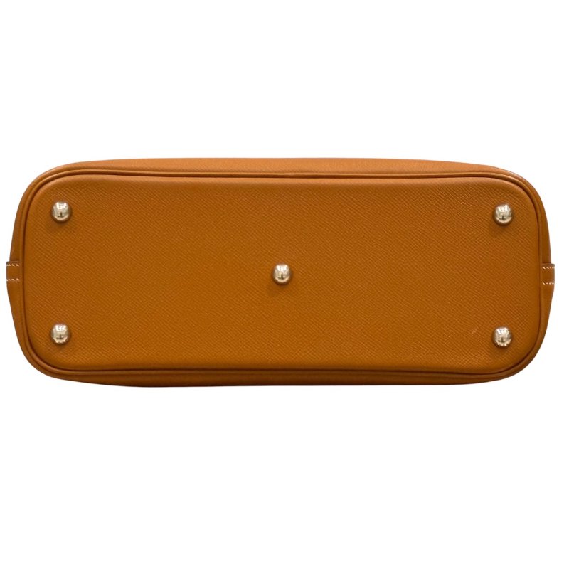 HERMES 愛馬仕 BOLIDE 31 EPSOM皮革 金棕色 銀扣-8