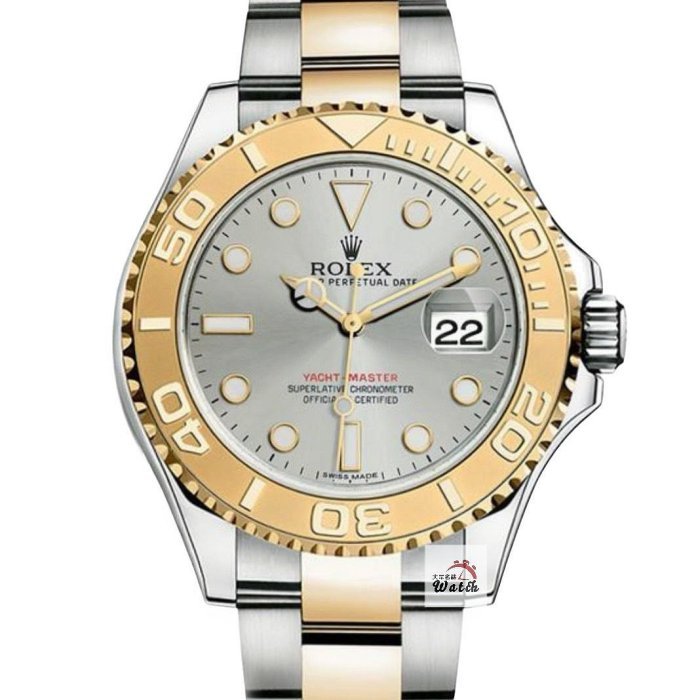 【大眾名錶】ROLEX 勞力士 16623 Yacht-Master 遊艇名仕 18K半金 灰色面盤 大眾名錶G122-0