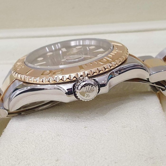 【大眾名錶】ROLEX 勞力士 16623 Yacht-Master 遊艇名仕 18K半金 灰色面盤 大眾名錶G122-5