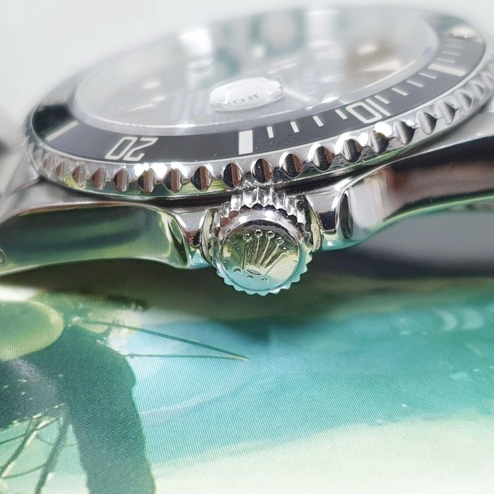 【大眾名錶】ROLEX勞力士 16610 Submariner 潛航者市場罕見 蜘蛛網T25面盤 經典鋁圈 黑水鬼 大眾名錶B051-6