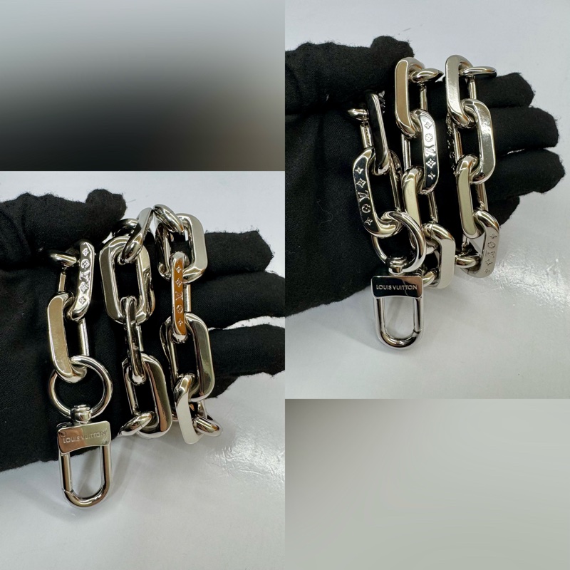 路易威登 LOUIS VUITTON Bubblegram 小羊皮壓紋肩背包 (附2款背袋) Coussin PM M21535 RFID晶片-5