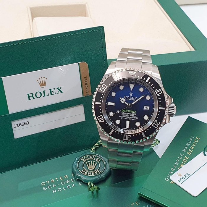 【大眾名錶】 ROLEX 勞力士 116660 DB Deepsea 2016/09 全配件 品項優 大眾名錶B1167-4