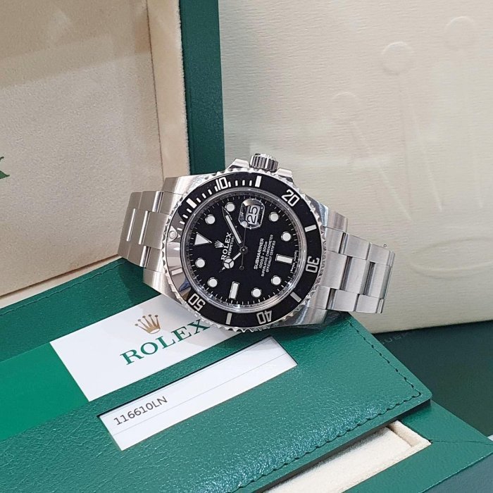 【大眾名錶】 ROLEX 勞力士 116610LN Submariner 2018/11卡 停產款 大眾名錶B1196-3