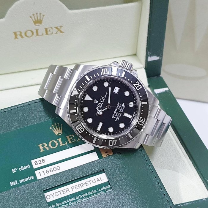 【大眾名錶】ROLEX 勞力士 116600 Sea-Dweller 2014/12全配件 短期數 大眾名錶B779-1