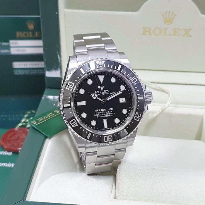 【大眾名錶】ROLEX 勞力士 116600 Sea-Dweller 2014/12全配件 短期數 大眾名錶B779-2