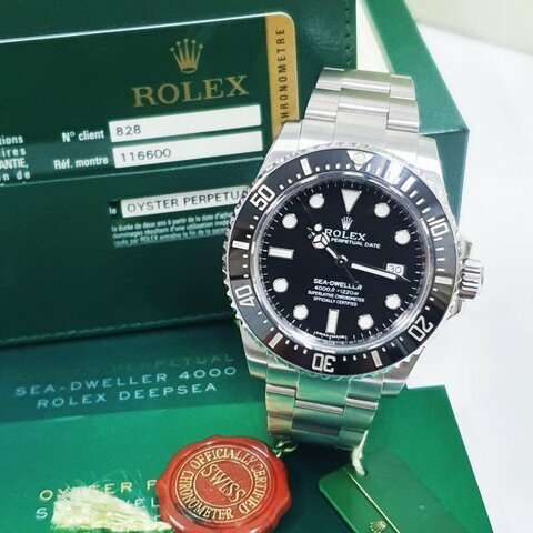 【大眾名錶】ROLEX 勞力士 116600 Sea-Dweller 2015/01全配件 短期數 陶瓷圈海使 大眾名錶L1301