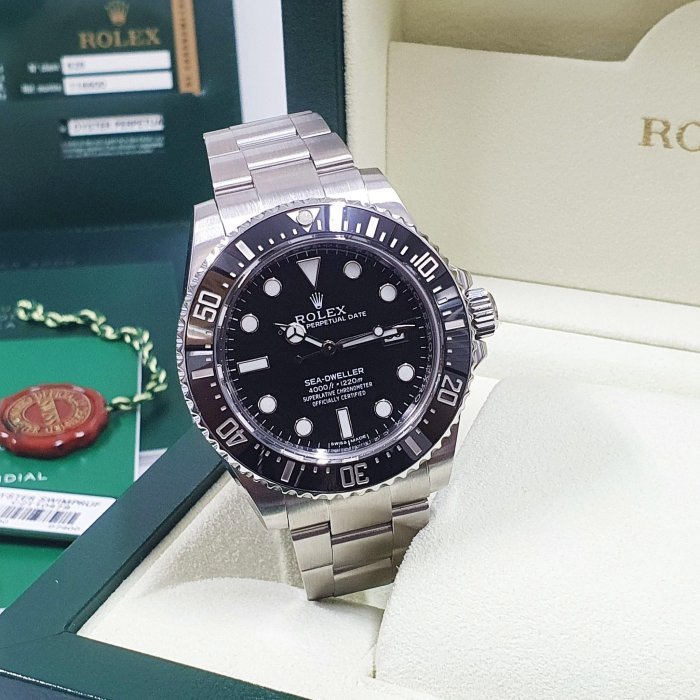 【大眾名錶】ROLEX 勞力士 116600 Sea-Dweller 2015/01全配件 短期數 陶瓷圈海使 大眾名錶L1301-2