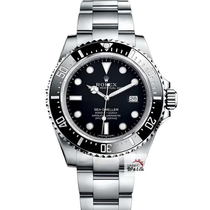 【大眾名錶】ROLEX勞力士 116600 Sea-Dweller 2015/09 海使 單向旋轉錶圈 大眾名錶G181-0