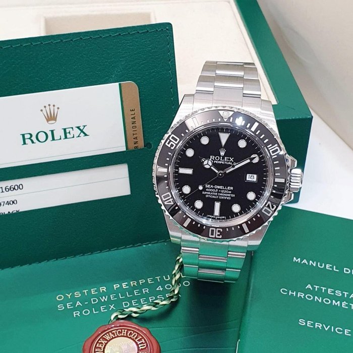 【大眾名錶】ROLEX勞力士 116600 Sea-Dweller 2015/09 海使 單向旋轉錶圈 大眾名錶G181-1