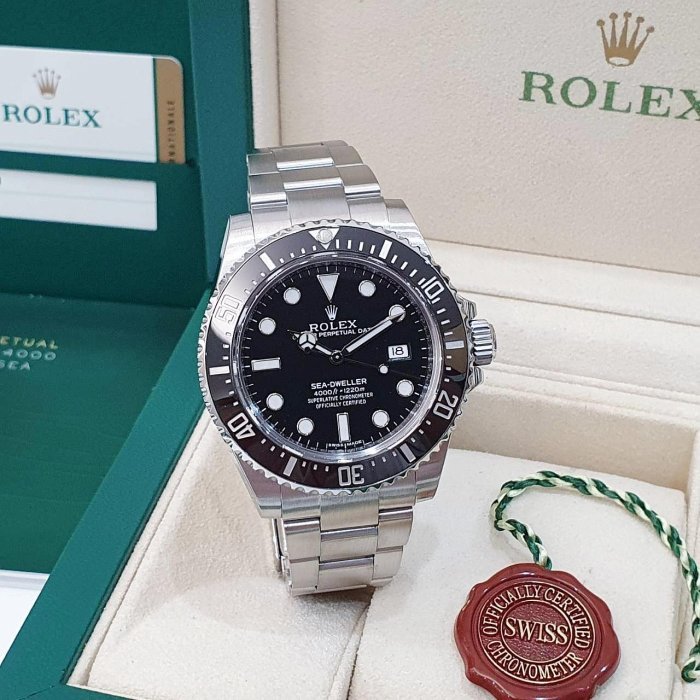 【大眾名錶】ROLEX勞力士 116600 Sea-Dweller 2015/09 海使 單向旋轉錶圈 大眾名錶G181-3