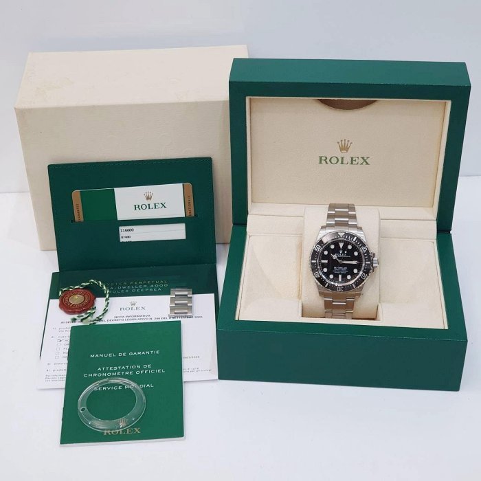 【大眾名錶】ROLEX勞力士 116600 Sea-Dweller 2015/09 海使 單向旋轉錶圈 大眾名錶G181-9