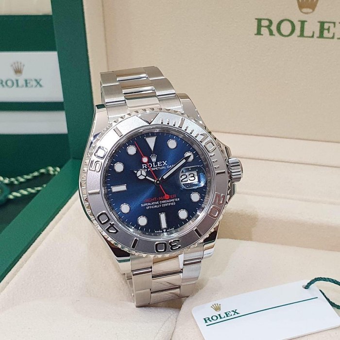 【大眾名錶】 ROLEX勞力士 Yacht-Master 126622 遊艇名仕 藍面紅針 2020 大眾名錶B1207-3