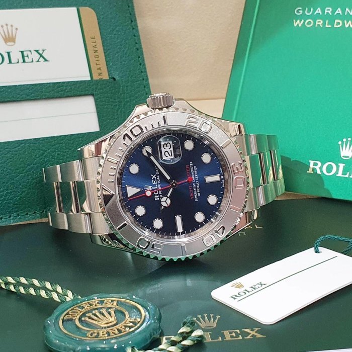 【大眾名錶】 ROLEX勞力士 Yacht-Master 126622 遊艇名仕 藍面紅針 2020 大眾名錶B1207-4