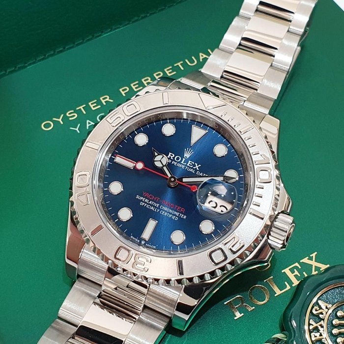 【大眾名錶】 ROLEX勞力士 Yacht-Master 126622 遊艇名仕 藍面紅針 2020 大眾名錶B1207-8