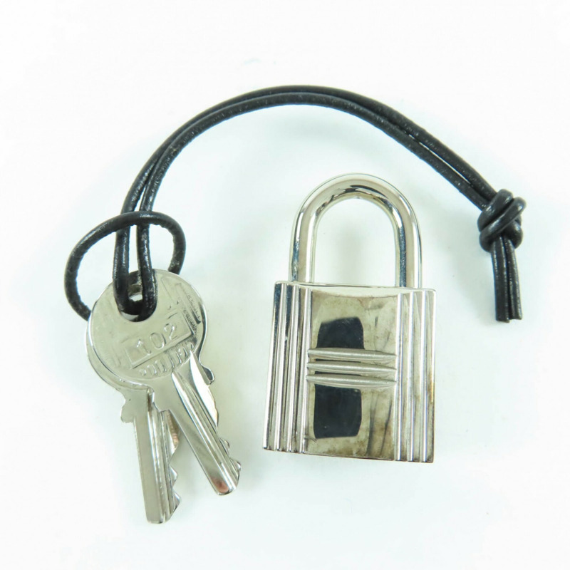 愛馬仕 Herline MM 帆布手提包/手提包,帶掛鎖和鑰匙,灰色,法國製造,女士款。-7