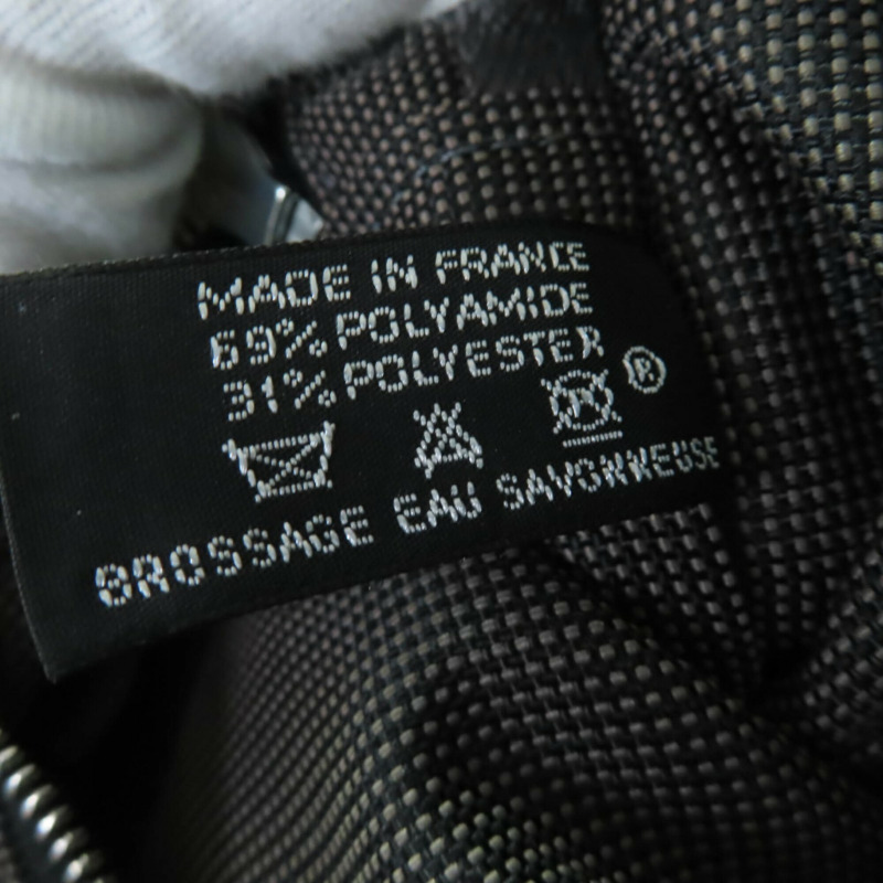 愛馬仕 Herline MM 帆布手提包/手提包,帶掛鎖和鑰匙,灰色,法國製造,女士款。-11