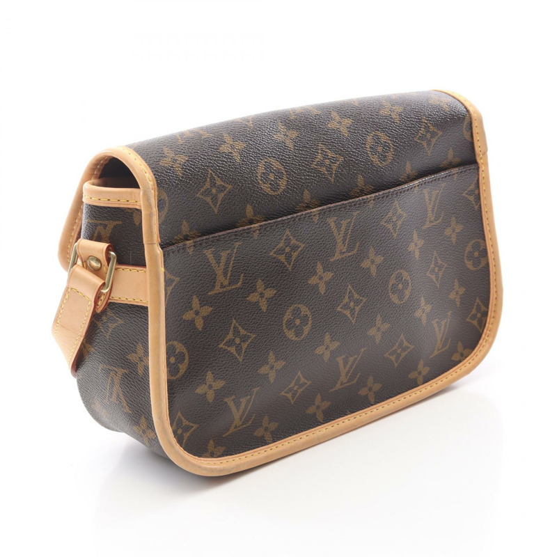 路易威登 Sologne 單肩斜背包 M42250 Monogram 皮革 棕色 二手-1