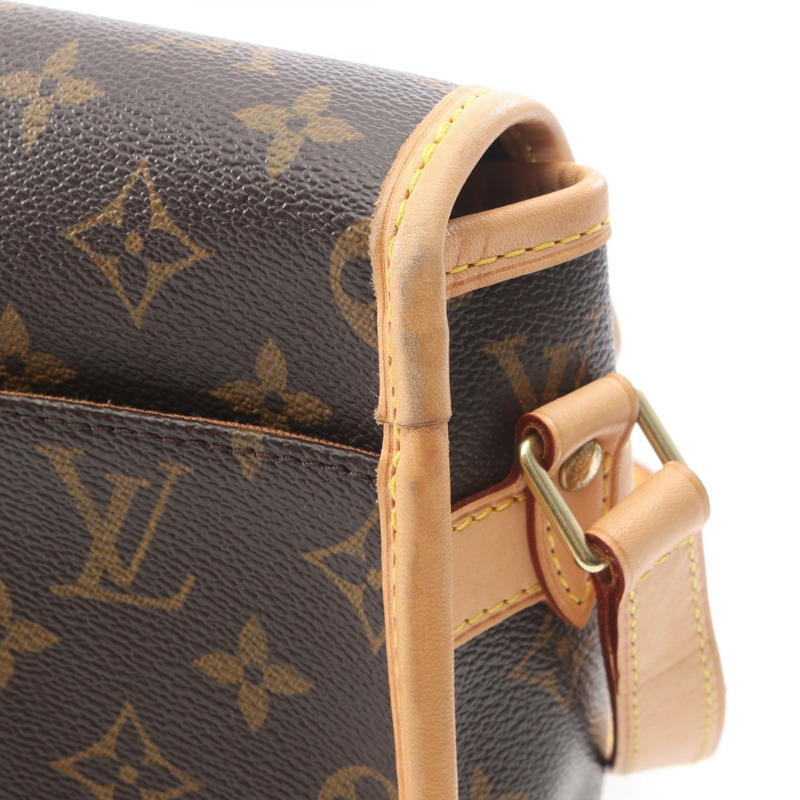 路易威登 Sologne 單肩斜背包 M42250 Monogram 皮革 棕色 二手-6