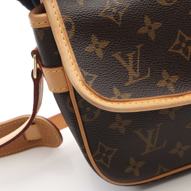 路易威登 Sologne 單肩斜背包 M42250 Monogram 皮革 棕色 二手-9