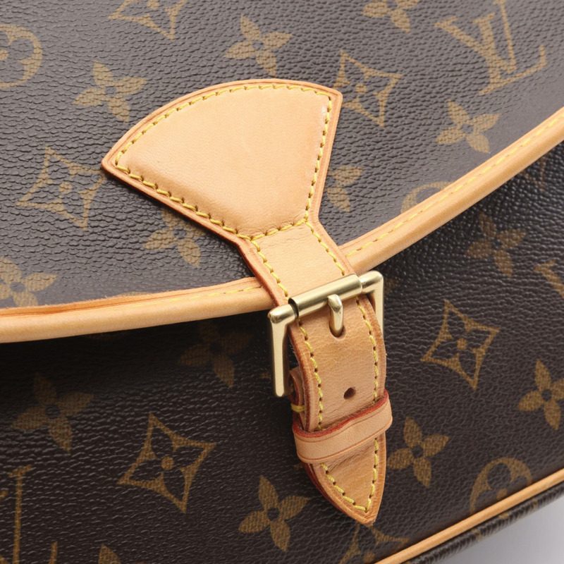 路易威登 Sologne 單肩斜背包 M42250 Monogram 皮革 棕色 二手-12