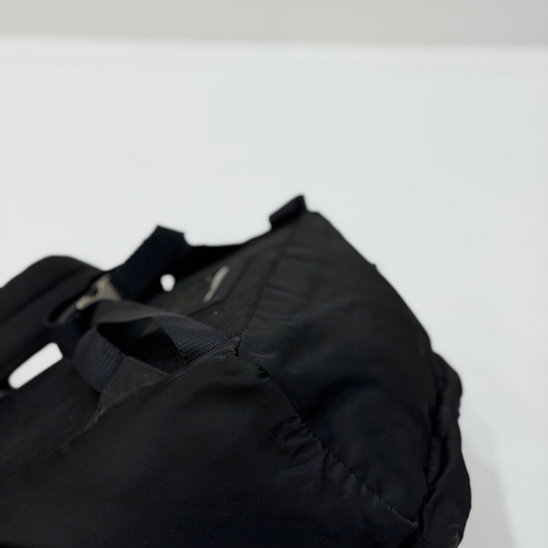 PRADA 尼龍 Rucksack 銀扣 黑色 厚背包 肩背包 手提包-18
