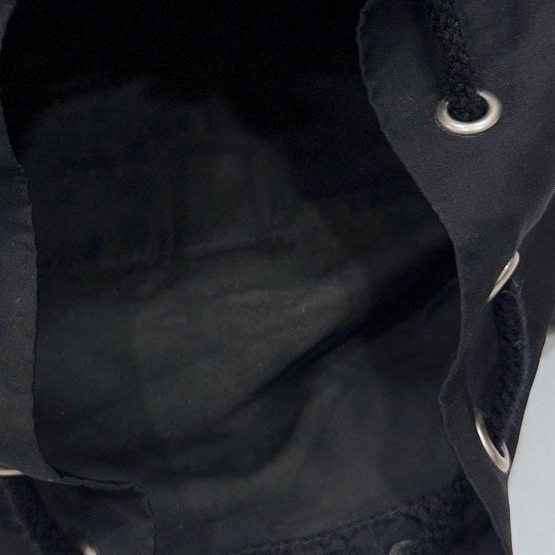 PRADA 尼龍 Rucksack 銀扣 黑色 厚背包 肩背包 手提包-45