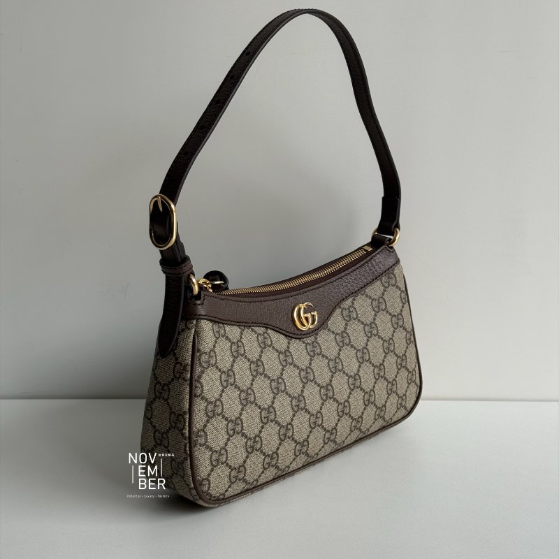 閒置新✨ 有購證🙌🏻 Gucci 古馳 Ophidia 老花腋下包-1