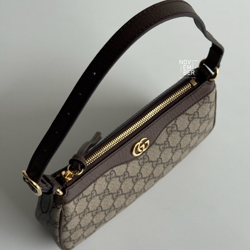 閒置新✨ 有購證🙌🏻 Gucci 古馳 Ophidia 老花腋下包-2