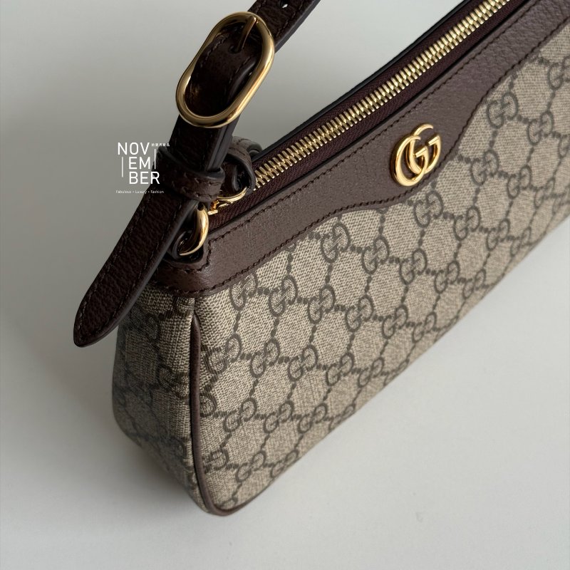 閒置新✨ 有購證🙌🏻 Gucci 古馳 Ophidia 老花腋下包-4