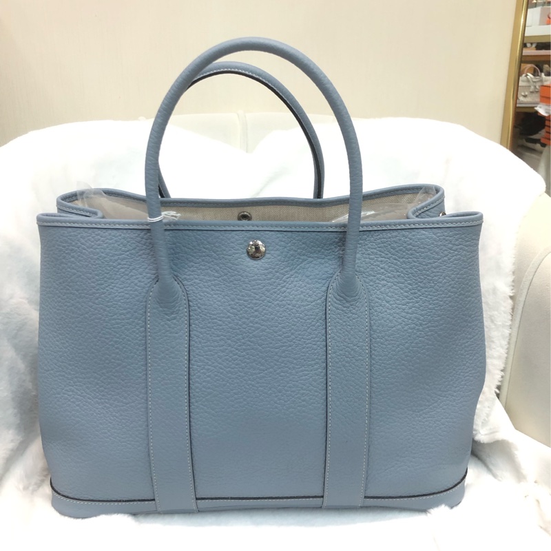 Hermes GP36 全皮 聖杯藍 Negonda FA162-1