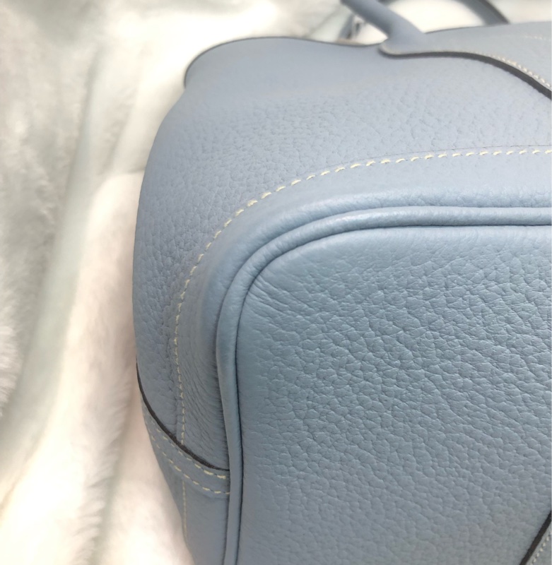 Hermes GP36 全皮 聖杯藍 Negonda FA162-10