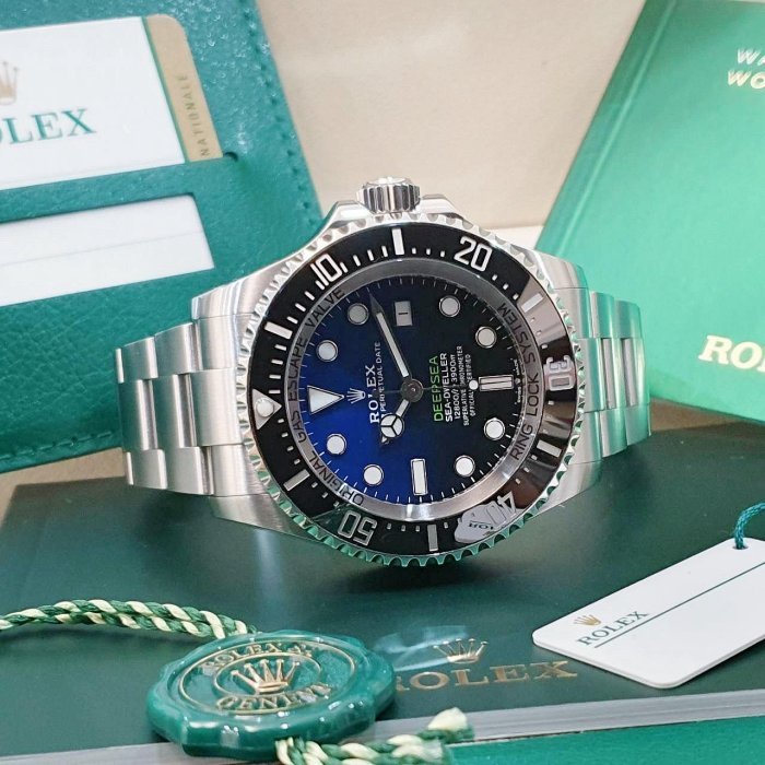 【大眾名錶】ROLEX 勞力士 126660 Deepsea 2019/01全配件 D-blue 漸層藍水鬼王 排氦氣閥 錶徑44mm 大眾名錶G220-4