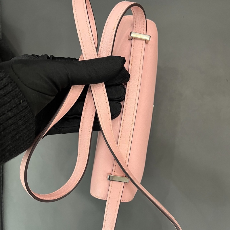 【少女心爆棚🌸最網最甜價✨】Hermes愛馬仕constance康康19 3Q櫻花粉銀扣 Swift皮-11