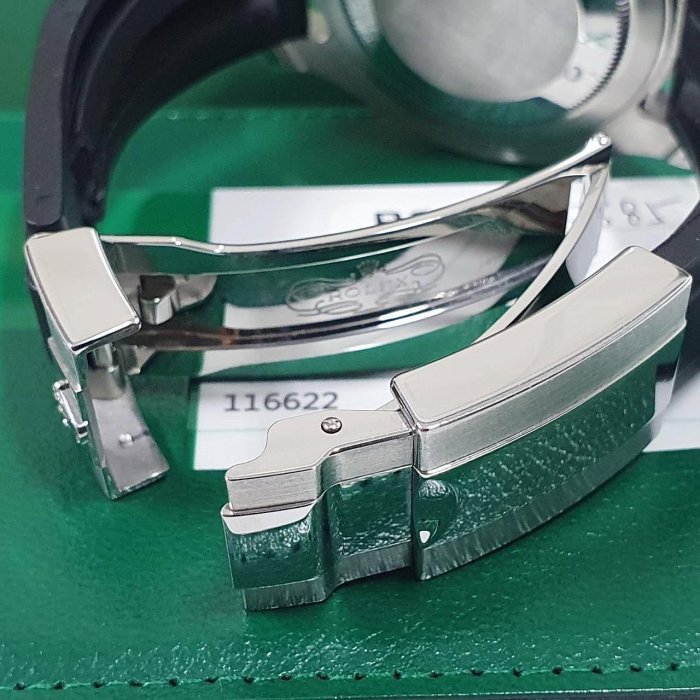 【大眾名錶】 ROLEX 勞力士 116622 Yacht-Master 2017/10 冰川彩寶 大眾名錶B701-7