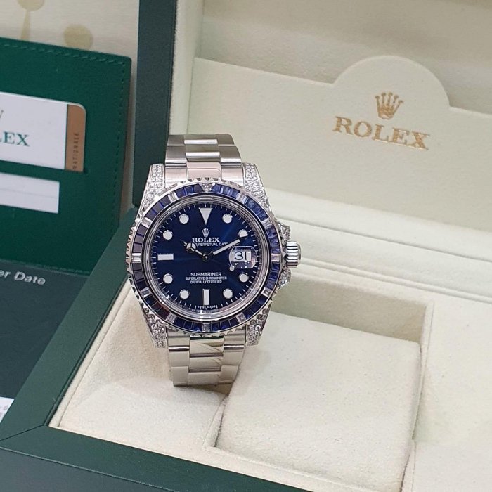 【大眾名錶】ROLEX勞力士 116610LN改116659SABR 渣男 精鑲藍寶石圈/鑽腳 2016/04卡 耀眼奪目 B1218-3