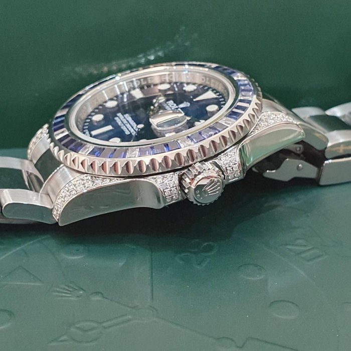【大眾名錶】ROLEX勞力士 116610LN改116659SABR 渣男 精鑲藍寶石圈/鑽腳 2016/04卡 耀眼奪目 B1218-6