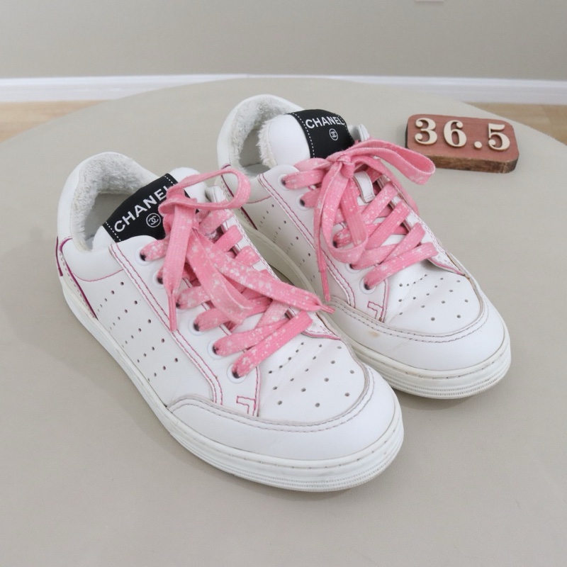 CHANEL香奈兒 Low-Top女士運動鞋，36.5碼配件無-0