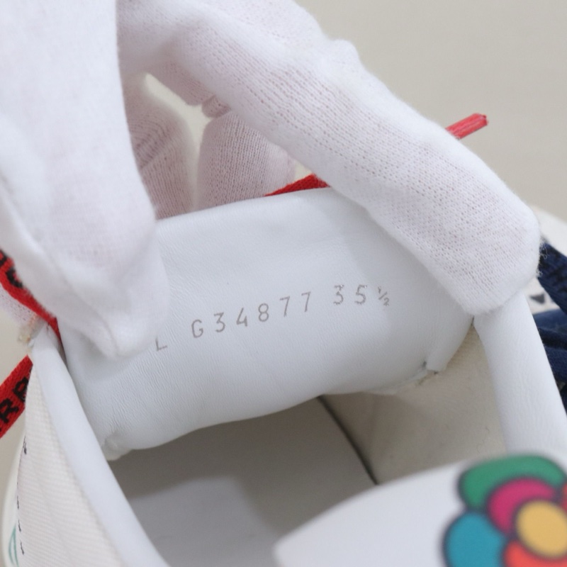 CHANEL香奈兒 x Pharrell菲董聯名塗鴉小白鞋女鞋，35.5碼，配件無-7