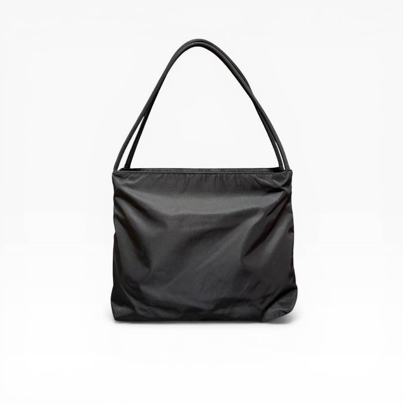 Prada 經典黑色尼龍托特包 Nylon tote bag 單肩包 手提包 23cm-3