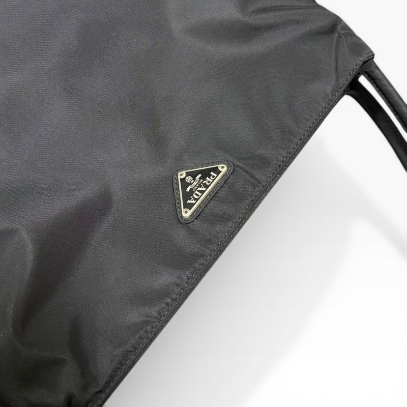 Prada 經典黑色尼龍托特包 Nylon tote bag 單肩包 手提包 23cm-4
