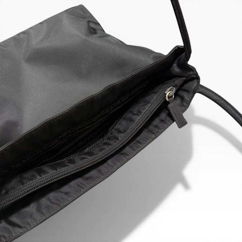 Prada 經典黑色尼龍托特包 Nylon tote bag 單肩包 手提包 23cm-11