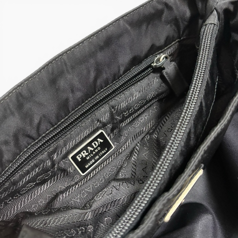 Prada 經典黑色尼龍托特包 Nylon tote bag 單肩包 手提包 23cm-13